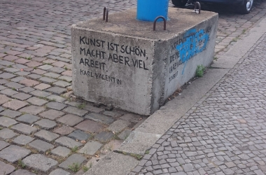 Berlin Impression: Kunst ist schön, macht aber viel Arbeit