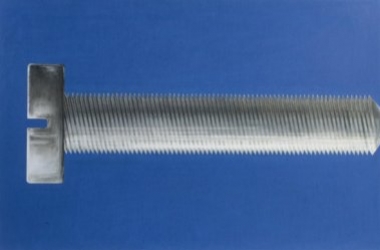 Schraube, 70×100 cm, 2010, Farbstift auf Papier